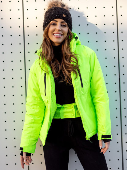 Zelena-neon zimska jakna ženska sportska Bolf HH012