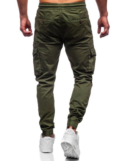Zelene hlače jogger cargo muške Bolf CT6702S0
