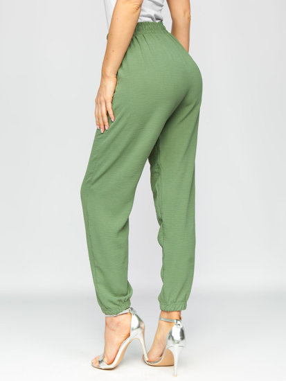 Zelene jogger hlače ženske Bolf W5071