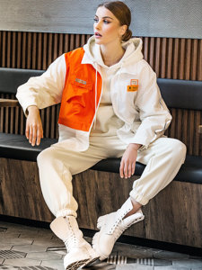 Biejlo-narančasta prijelazna jakna ženska Bolf AG3010