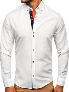Bijela košulja muška dugih rukava Bolf 20710