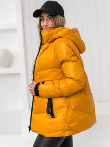 Boje devine dlake prošivena ženska zimska jakna s kapuljašom Bolf 23065