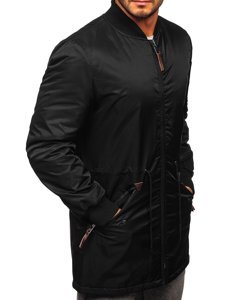 Crna jakna muška prijelazna parka Bolf JK363