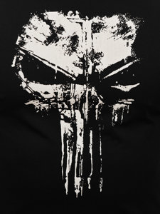 Crna muška majica s printom Bolf MT3045
