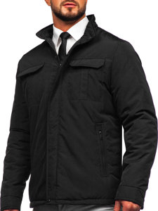 Crna muška prijelazna jakna Bolf 22M303