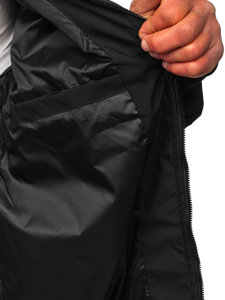 Crna muška prijelazna jakna Bolf 5M3112