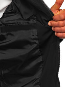 Crna prošivena muška jakna zimska Bolf 51M2203
