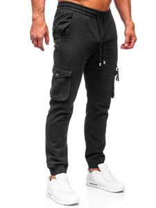 Crne jogger hlače cargo muške Bolf MP0181N