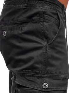 Crne kratke hlače cargo muške Bolf 5011