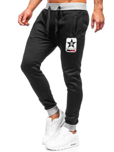 Crne muške sportske hlače Bolf K10001