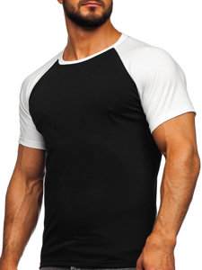 Crno-bijela muška majica Bolf 8T82