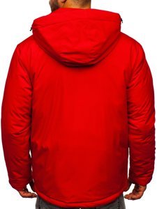 Crvena jakna muška zimska sportska Bolf HH011