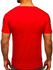 Crvena majica muška s printom Bolf KS2098
