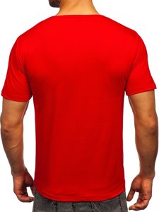 Crvena majica muška s printom Bolf KS2652