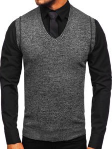 Džemper muški bez rukava crni Bolf 8121