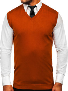 Džemper muški bez rukava pomarańczowy Bolf 2500