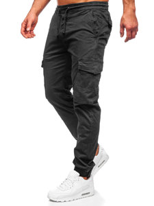 Grafitne jogger cargo hlače muške Bolf CT6710SO