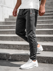 Grafitne sportske muške hlače Bolf JX5006