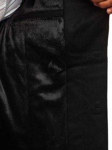 Klasičan jednoredni kaput muški zimski crni Bolf 5438
