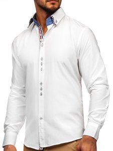 Košulja muška elegantna dugih rukava bijela Bolf 0926