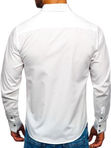 Košulja muška elegantna dugih rukava bijela Bolf 4713
