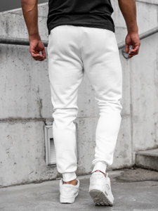 Muške bijele sportske hlače Bolf CK01