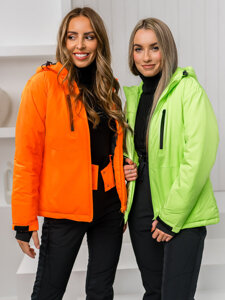 Narančasta zimska jakna ženska sportska Bolf HH012A