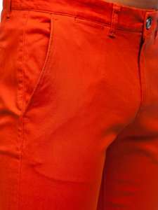 Narančaste hlače chino muške Bolf 1143