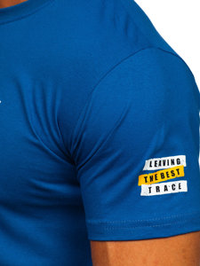 Plava pamučna majica muška Bolf 14514