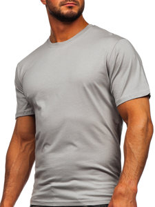 Siva pamučna muška majica Bolf 0001