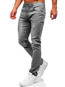 Sive hlače od trapera muške regular fit Bolf T324