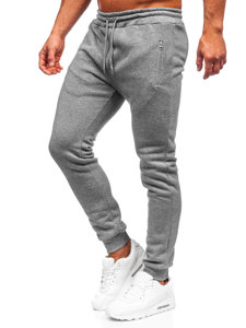 Sive muške sportske hlače Denley 2165