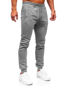 Sive muške sportske hlače Denley 2165