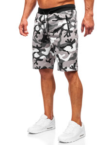 Sive sportske kratke hlače camo muške Bolf HS7073