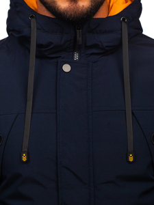 Tamnoplava jakna muška zimska Bolf 27M8100