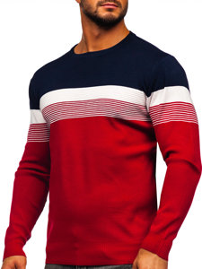 Tamnoplavo-crveni džemper muški Bolf H2116
