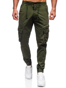 Zelene hlače jogger cargo muške Bolf CT6707S0