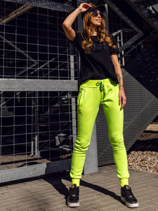 Zelene-neon sportske hlače ženske Bolf CK-01B