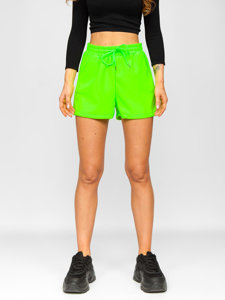 Zeleno-neonske sportske kratke hlače ženske Bolf H60
